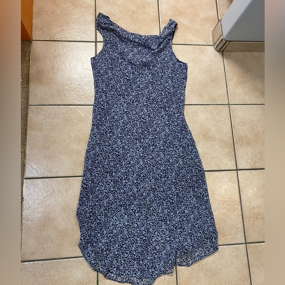 Blue Floral Ambercrombie Dress XL - Picture 1 of 3
